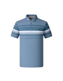 TRICOU POLO 3051-BLUE GREEN
