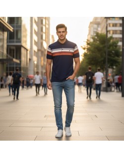 TRICOU POLO 3023- DK BLUE